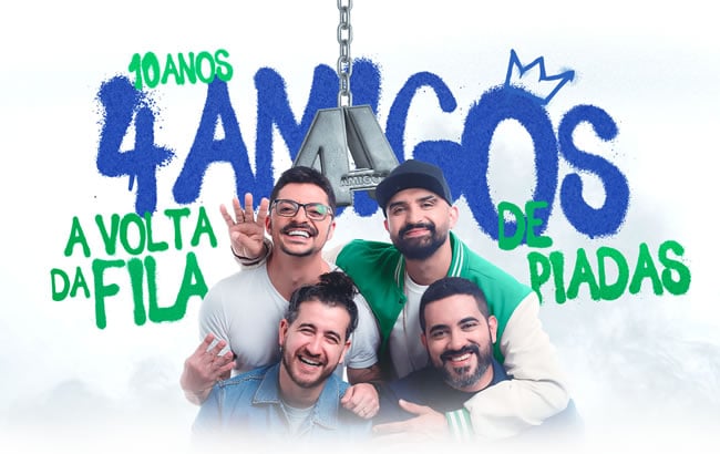 Dashboard de vendas - Exemplo de evento 4 Amigos